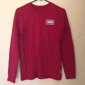 Vans Red Long sleeve Shirt